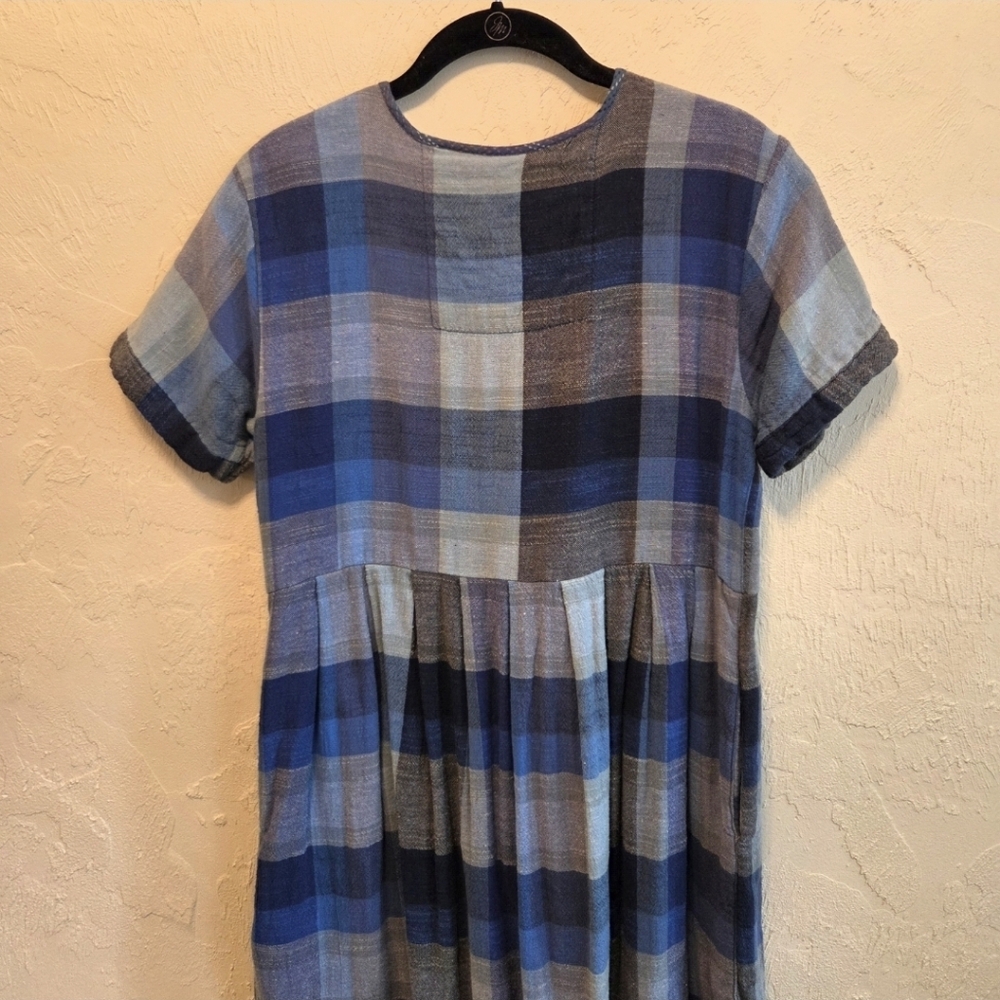 Ace & Jig Marine Ashcroft Plaid Dress XS - Picture 5 of 6
